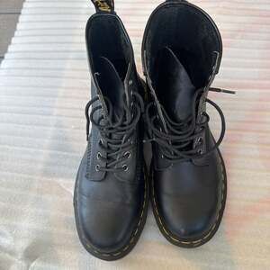 Dr. Martens 1460 W Black Leather Combat Boots